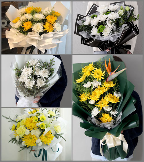浙江省金华永康市芝英镇继绪塘村白事花束代送